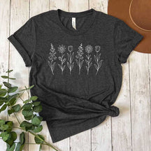 Foxglove Daisy Tulip T-Shirt
