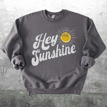 Retro 70s Style Hey Sunshine Sweatshirt