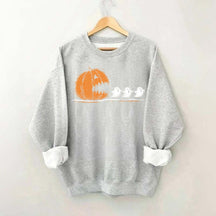 Halloween Pumpkin Eat Ghost Party Sweatshirt