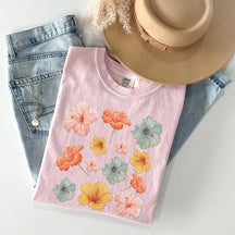 Hibiscus Flower Tropical Summer T-Shirt