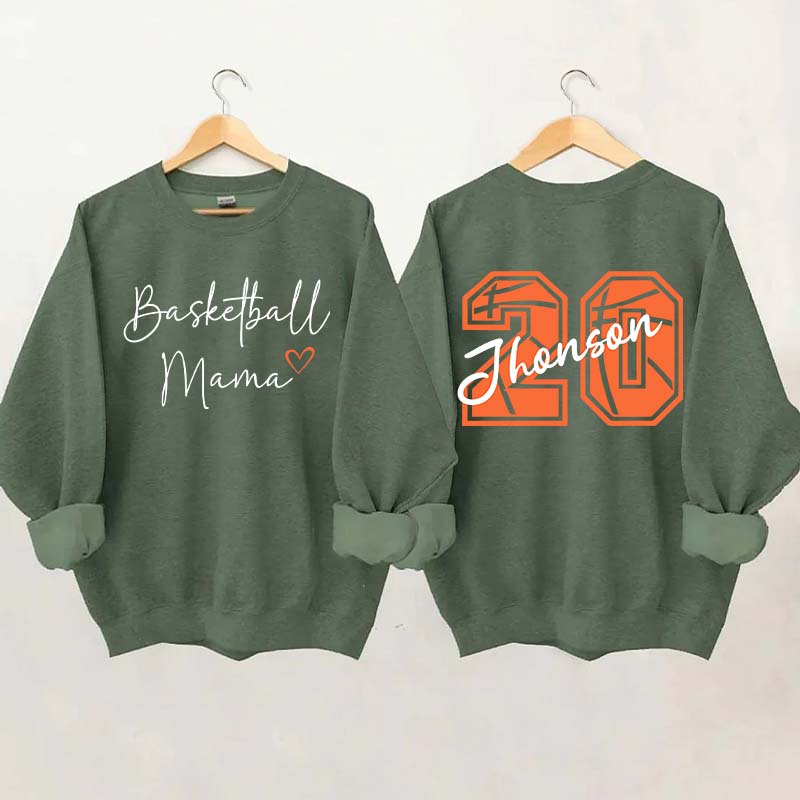 Custom Basketball Mom Love Sweatshirt
