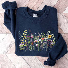 Vintage Pastel Floral Cute Sweatshirt