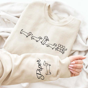 Personalized Dachshund Mom Sweatshirt