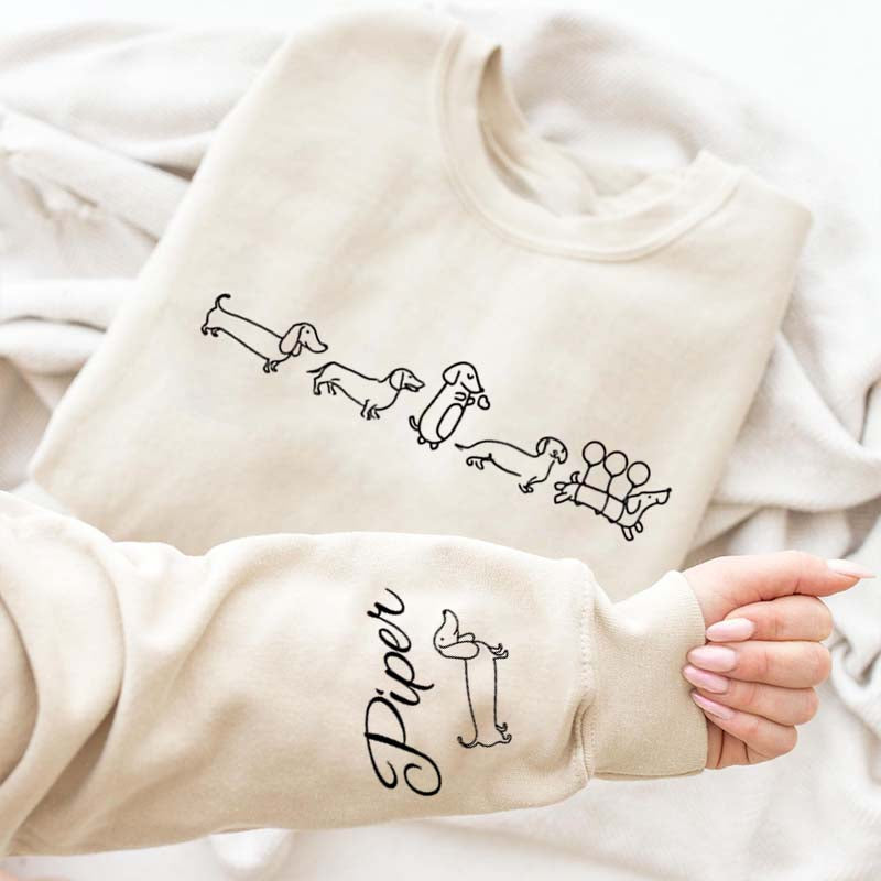 Personalized Dachshund Mom Sweatshirt