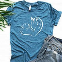 Horse Dog Lover T-Shirt