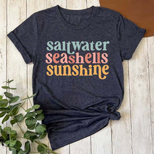 Saltwater Seashells Sunshine T-Shirt
