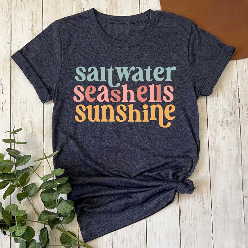 Saltwater Seashells Sunshine T-Shirt