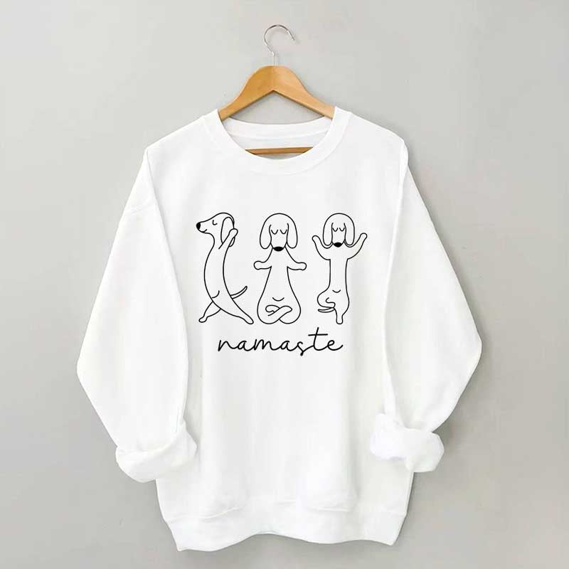 Dog Yoga Namaste Sweatshirt