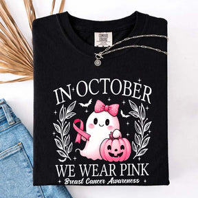 In October We Wear Pink Ghost T-Shirt