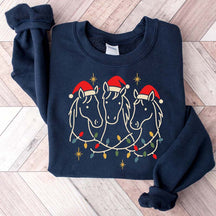 Horse Christmas Holiday Horse Sweatshirt