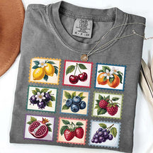 Vintage Fruit Botanical Watercolor T-Shirt