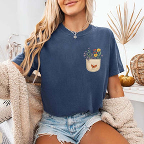 Wild Flowers Pocket T-Shirt