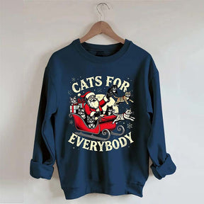 Christmas Cats For Everybody Sweatshirt
