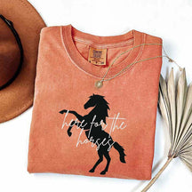 Horse Riding Cowgirl T-Shirt