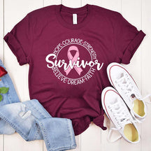 Cancer Survivor Ribbon T-Shirt