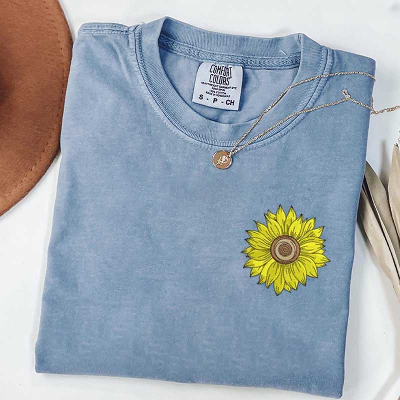 Comfort Colors Sunflowers Cottagecore T-Shirt