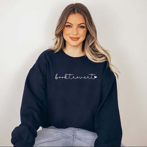 Booktrovert Heart Sweatshirt