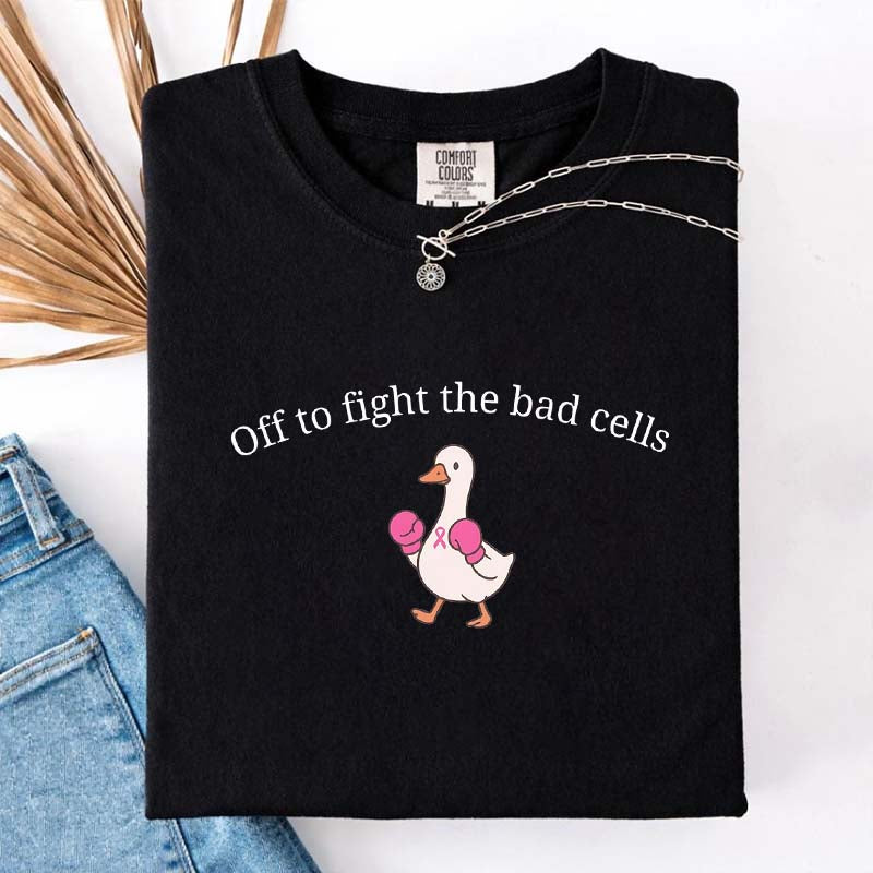 Off To Fight The Bad Cells T-Shirt