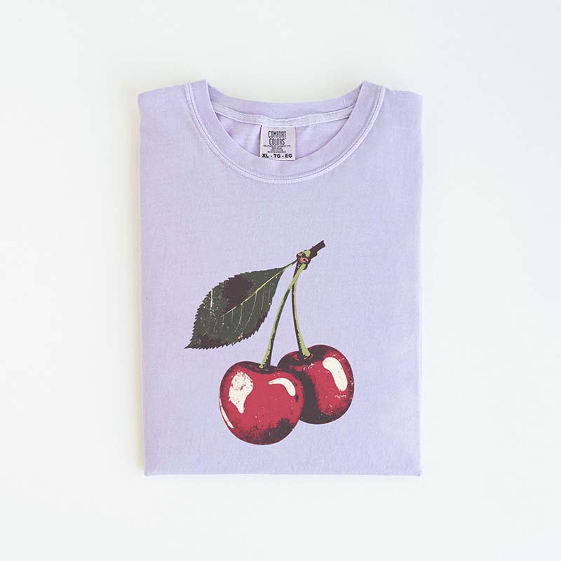 Vintage Cherry Summer Fruit T-Shirt