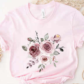 Trendy Nature Spring Rose T-Shirt