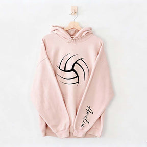 Personalized Volleyball Mom Name Hoodie