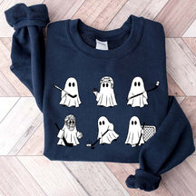 Ghost Hockey Halloween Sweatshirt