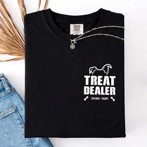 Custom Dog Dad Pet Name T-Shirt
