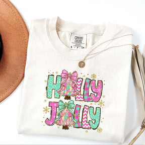 Holly Jolly Christmas Xmas Party T-Shirt