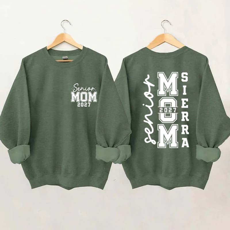 Custom Graduation Senior Mom 2027 Sweatshirt