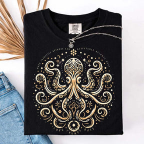 Comfort Colors Quiet Activism Mandala Ocean Lover T-Shirt