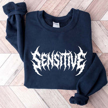 Sensitive Feminist Workout Retro Sweatshirt