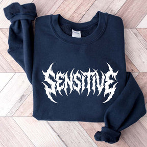 Sensitive Feminist Workout Retro Sweatshirt