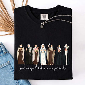 Custom Comfort Colors Catholic Saint T-Shirt