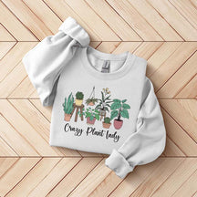 Crazy Plant Lady Botanical Mom Sweatshirt