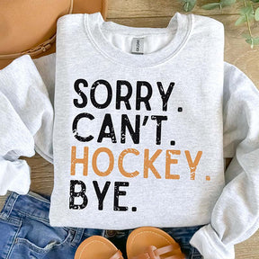 Busy Funny Ice Hockey Coach Sweatshirt