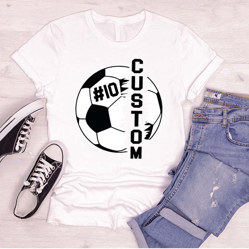 Custom Soccer Graphic T-Shirt