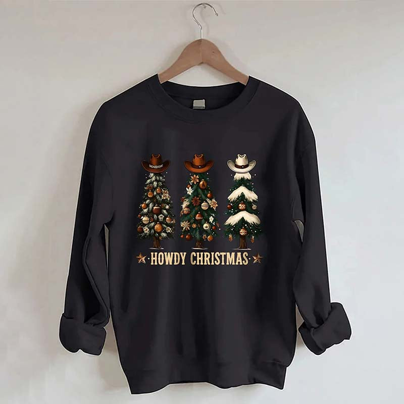 Western Christmas Tree Sweatshirt