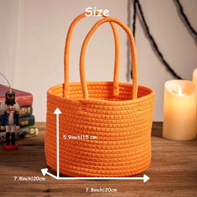 Personalized Christmas Cotton Basket