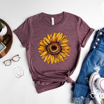 Funny Sunflower Sunshine Floral T-Shirt