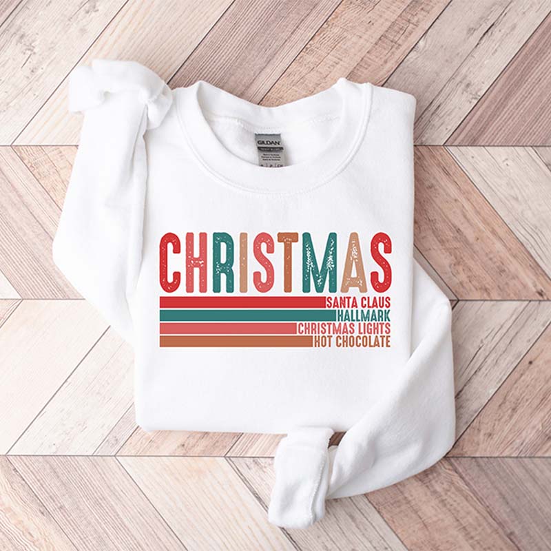 Retro Christmas Santa Clause Sweatshirt