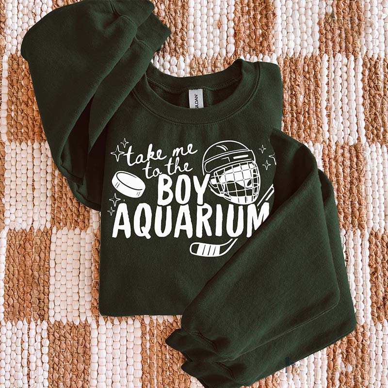 Take Me to the Boy Aquarium Hockey Sweatshirt