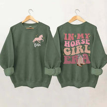 Custom In My Horse Girl Era Sweatshirt