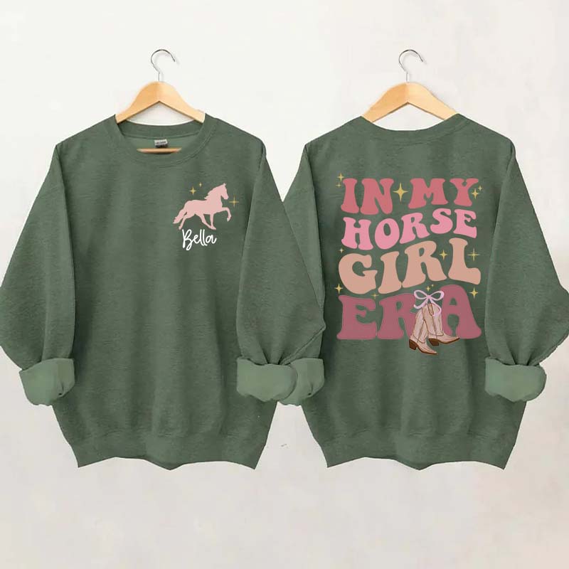 Custom In My Horse Girl Era Sweatshirt