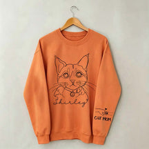 Personalized Pet Photo Dog Cat Sweatshirt