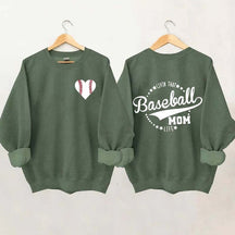 Heart & Baseball Sweatshirt