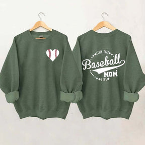 Heart & Baseball Sweatshirt