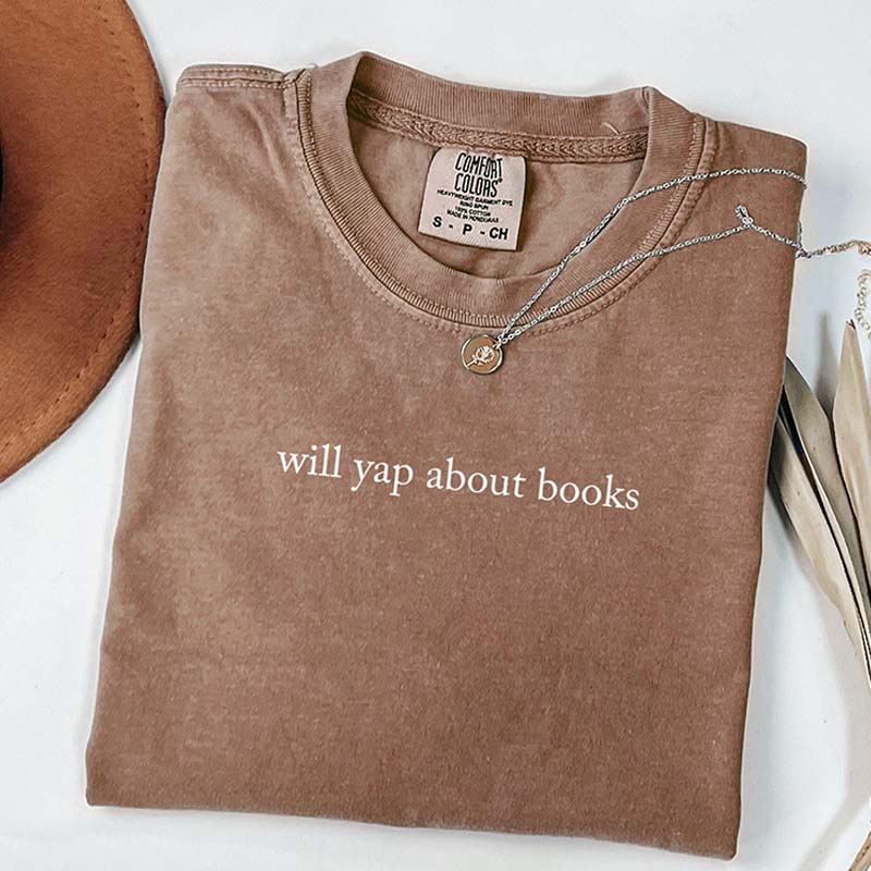 Will Yap About Books T-Shirt