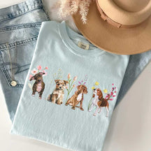 Boho Cottagecore Cute Dog Lover T-Shirt