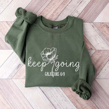 Keep Going Bundle Flower Sweatshirt