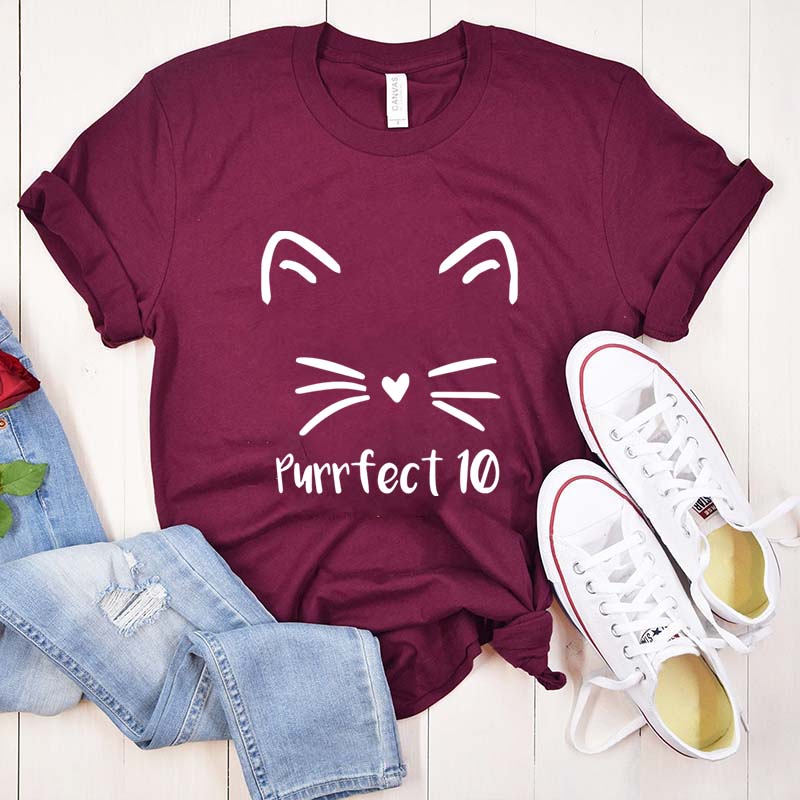 Purrfect 10 Cat T-Shirt